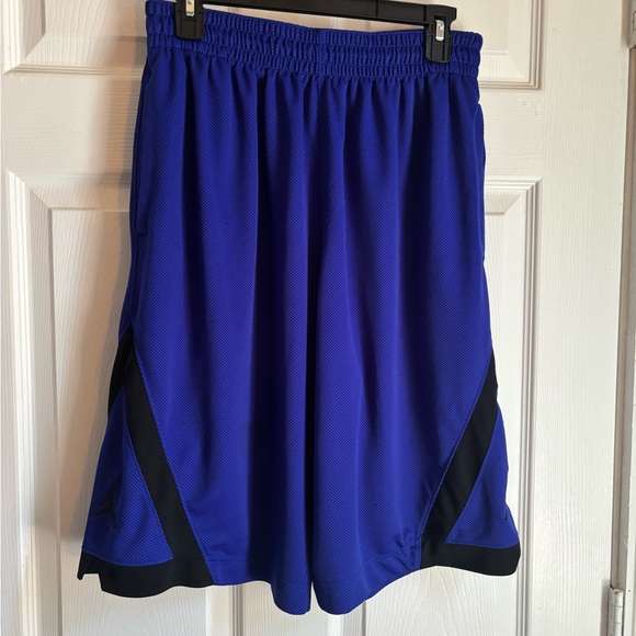 Blue and Black Jordan Athletic Shorts - Picture 2 of 3